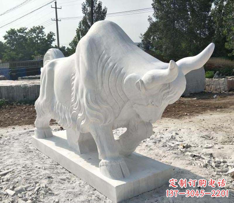 北京大理石动物雕塑美丽的艺术品