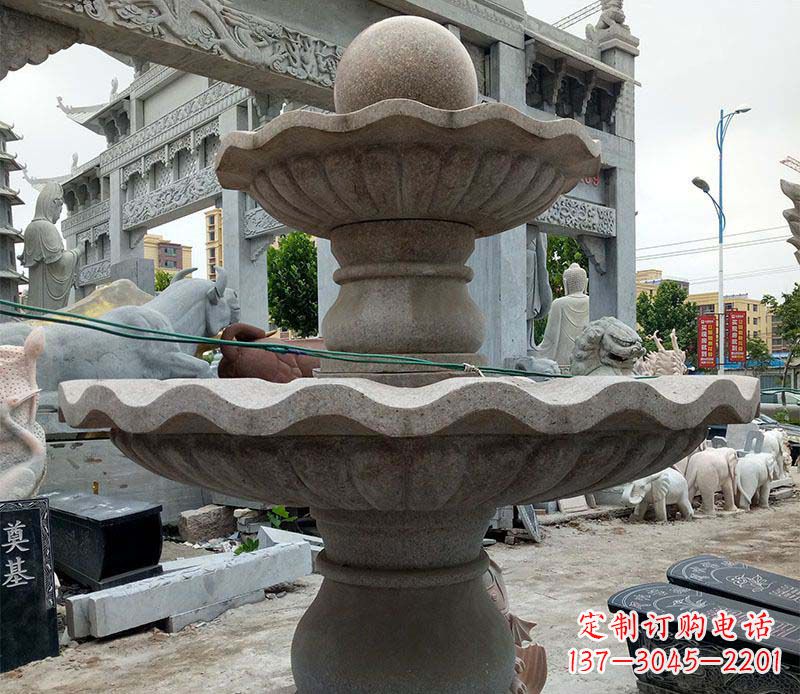 北京大理石多层喷泉石雕