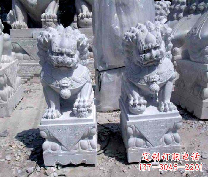 北京大理石仿古石狮子