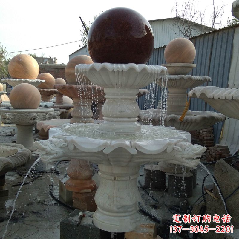 北京大理石风水球雕塑传统文化的艺术精髓
