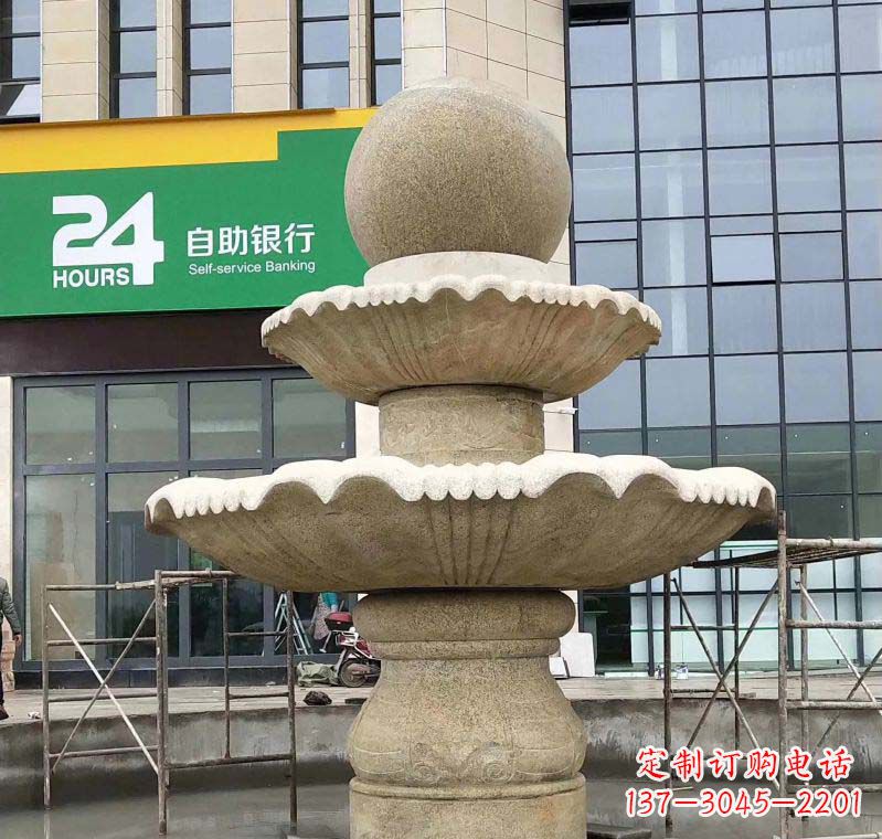 北京大理石风水球喷泉雕塑