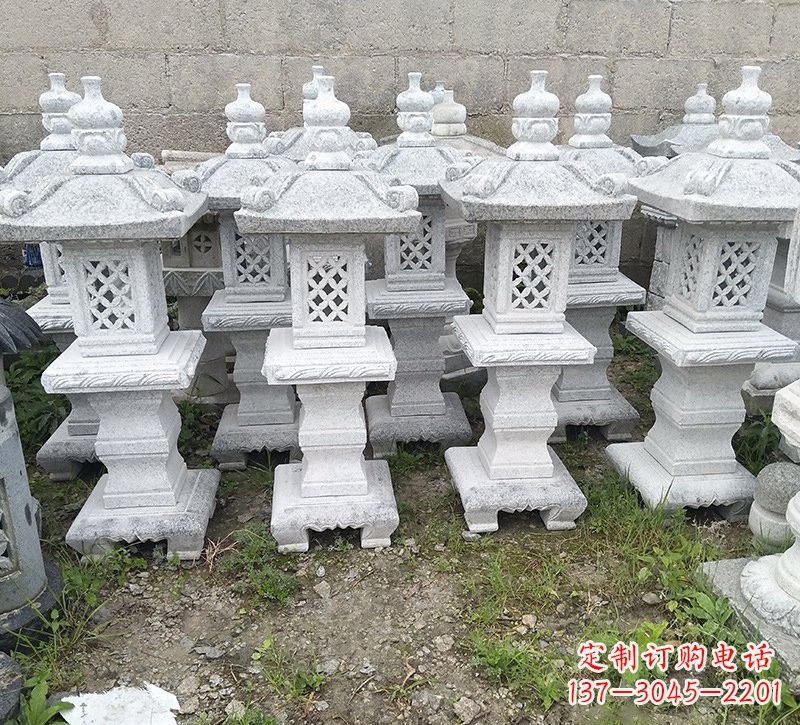 北京精美大理石石灯雕塑