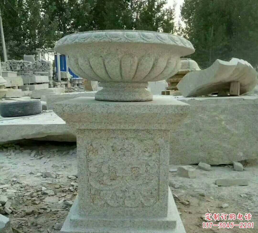 北京大理石花盆雕塑