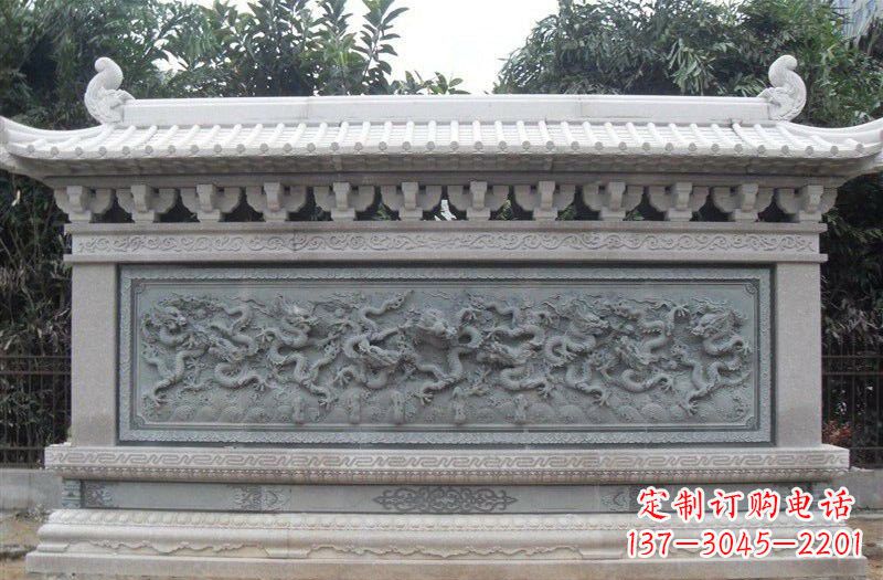 北京大理石九龙壁雕塑