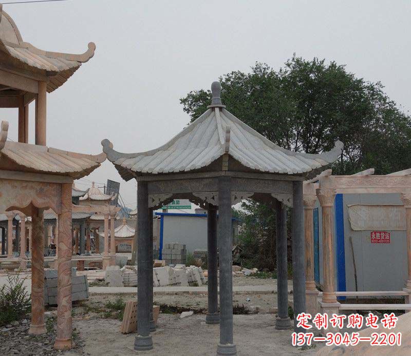 北京大理石凉亭精美石雕
