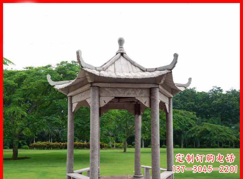 北京精致大理石凉亭雕塑