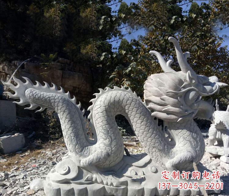北京精美大理石龙雕塑