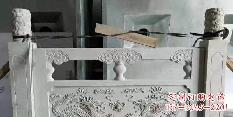 北京大理石龙浮雕栏板雕塑