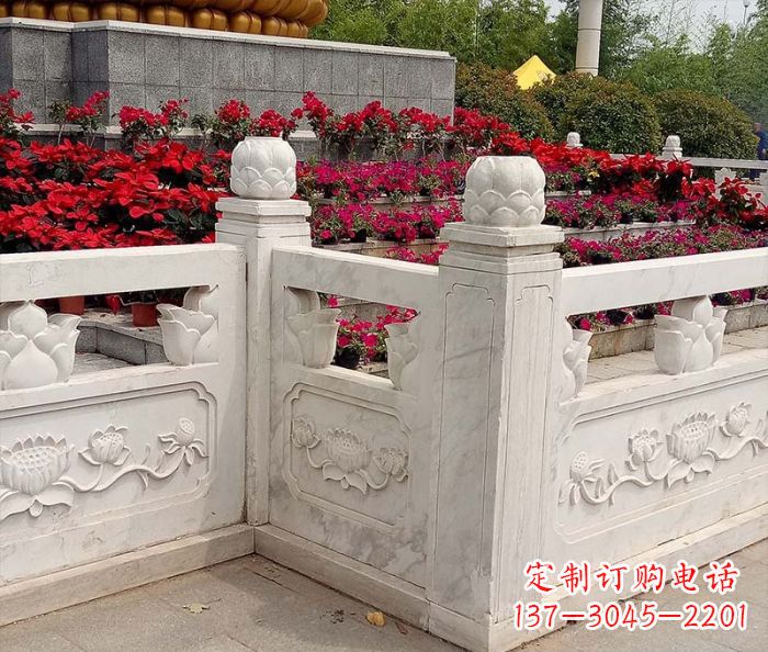 北京精美大理石旅游景区石雕栏板