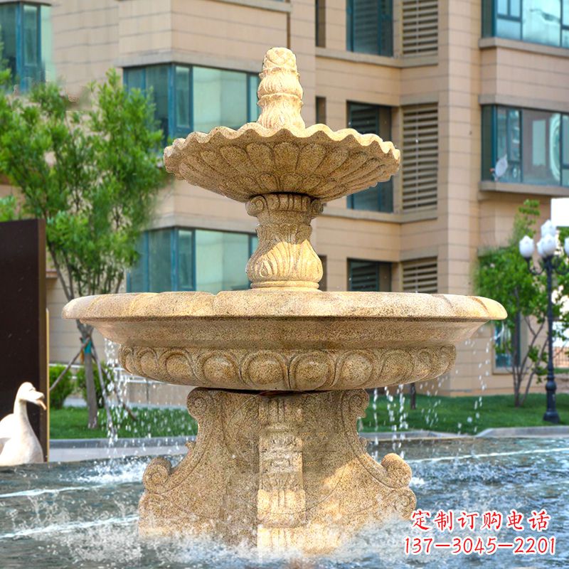 北京精美大理石喷泉雕塑