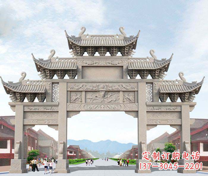 北京大理石牌坊石雕艺术品