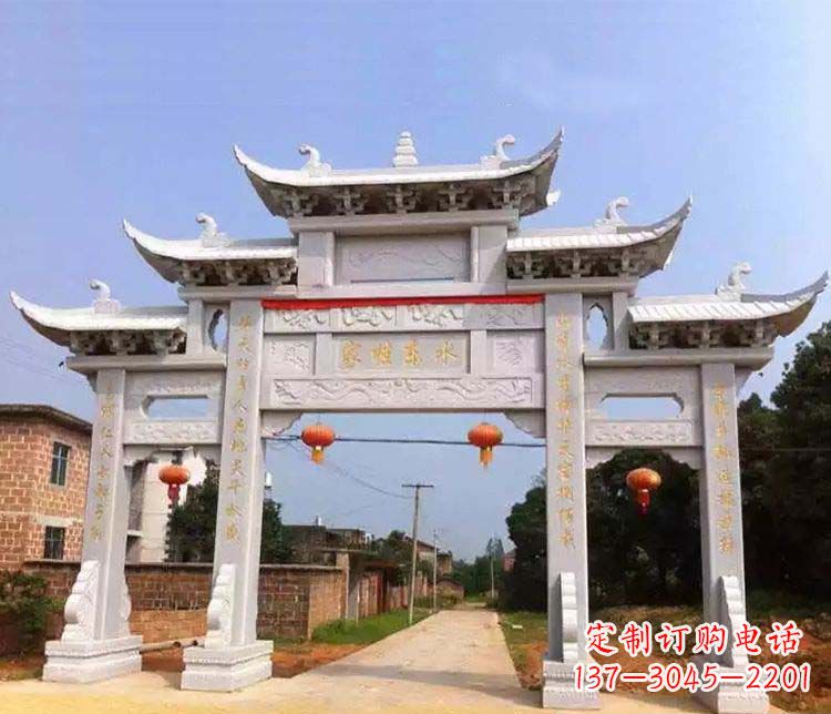 北京大理石牌坊石雕