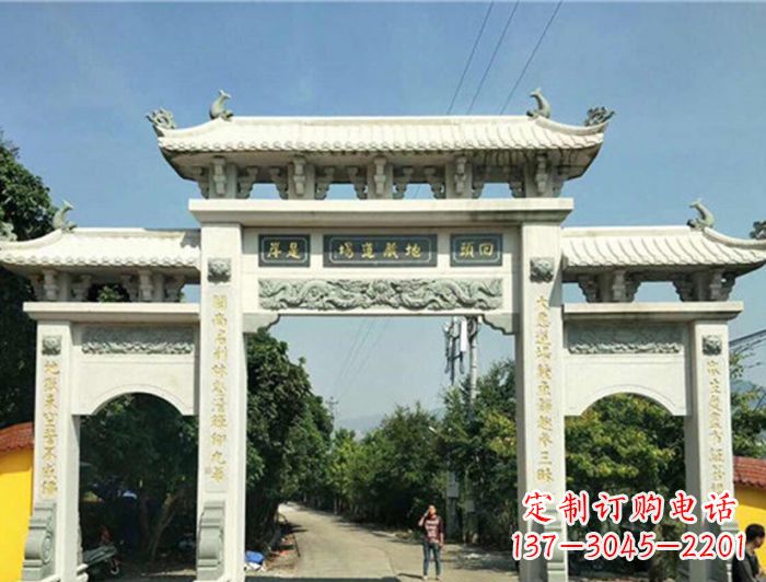 北京大理石牌坊雕塑