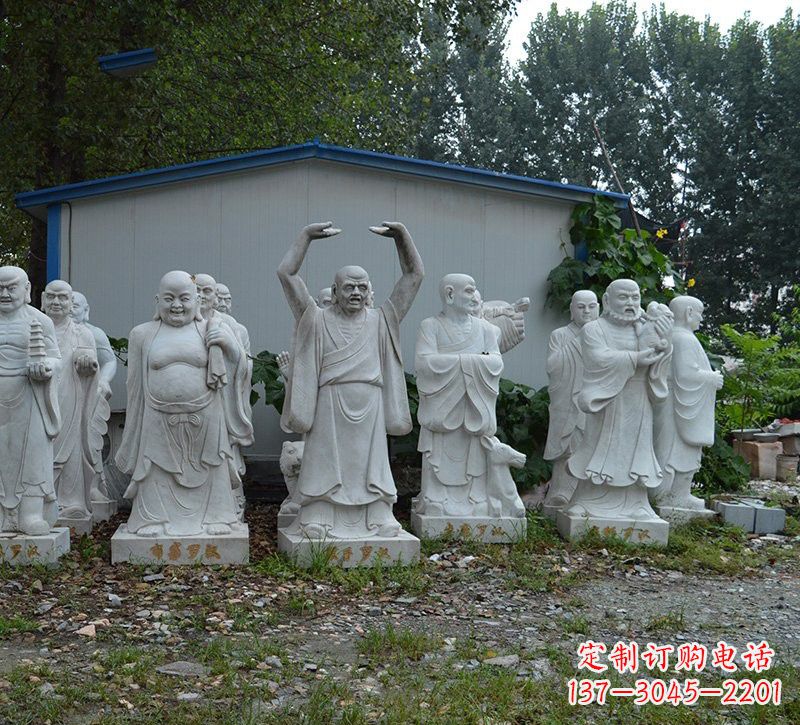 北京大理石罗汉雕塑,高贵雅致