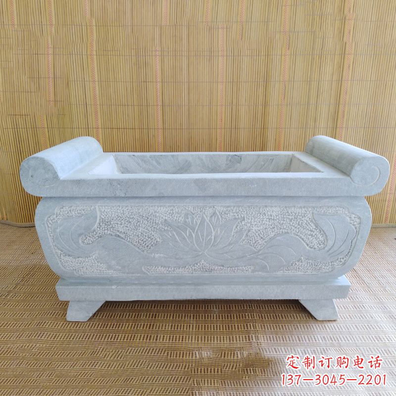 北京精美大理石石雕香炉雕塑