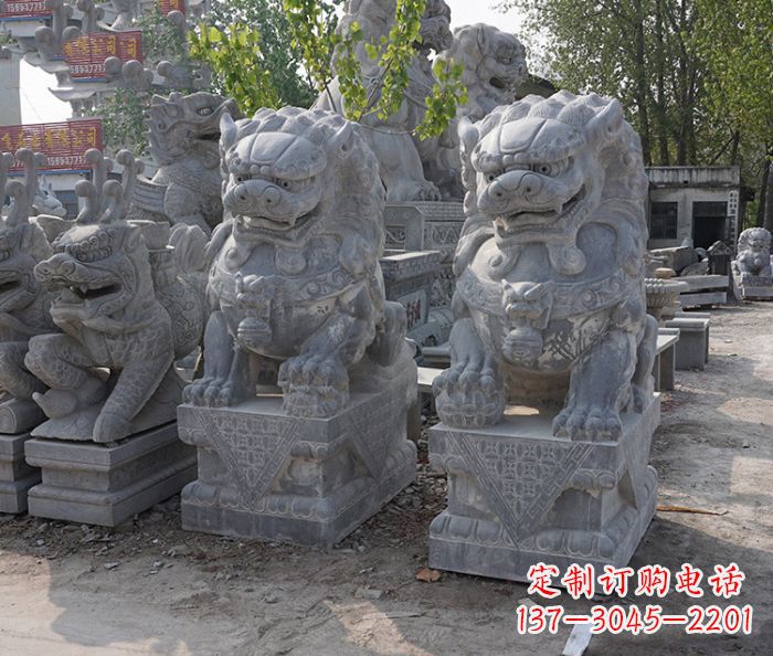 北京大理石狮子雕塑