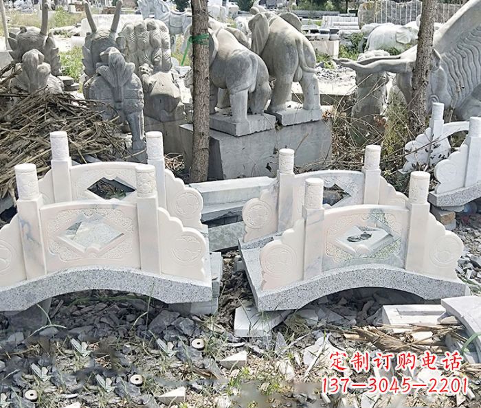 北京精美大理石拱桥雕塑