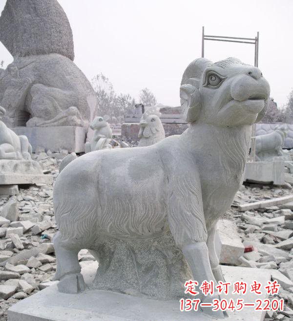 北京大理石羊雕塑