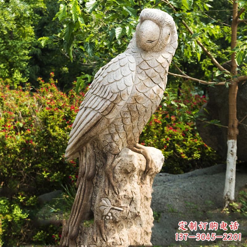 北京大理石鹦鹉雕塑,完美点缀生活空间