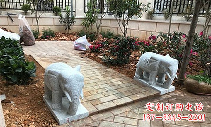 北京大理石小象石雕,让你的大好家园更加美丽