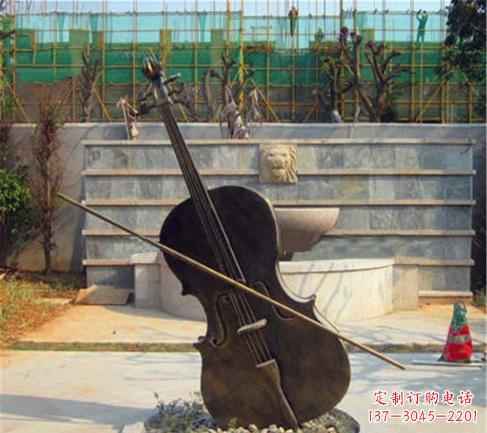 北京精美大提琴铜雕