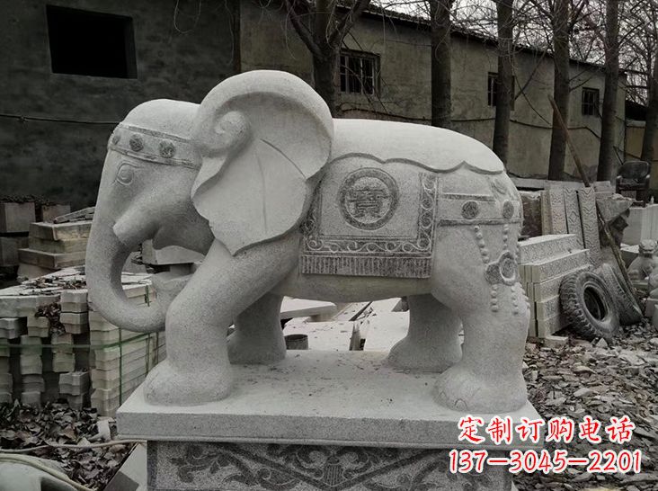 北京古典风格大象雕塑