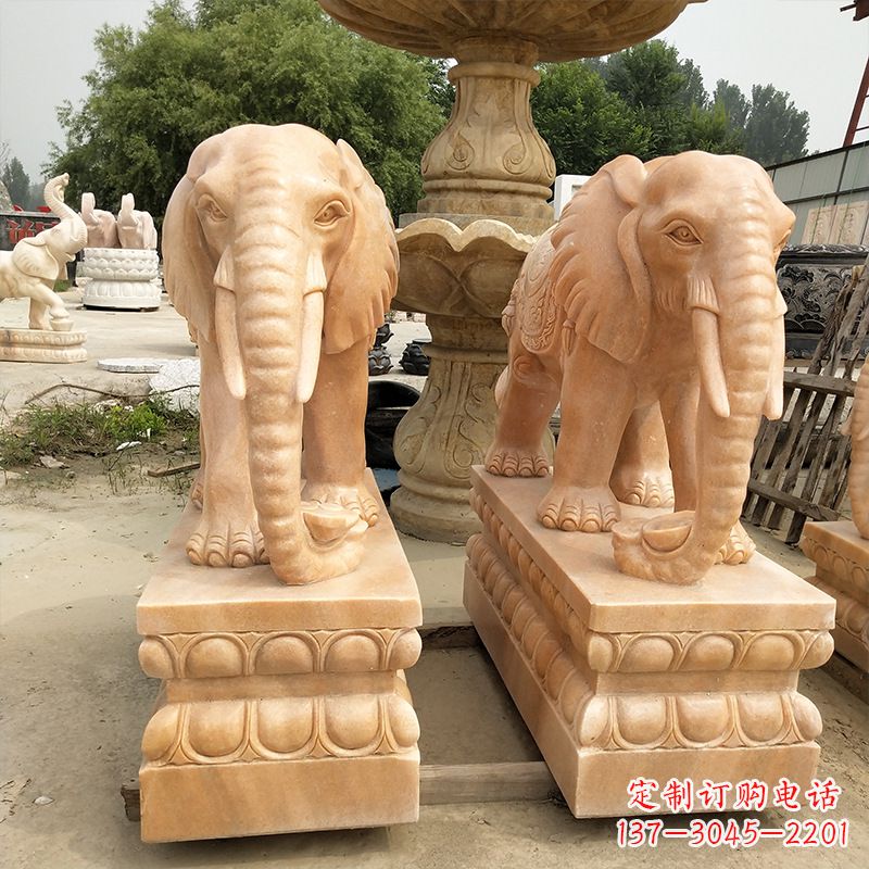 北京大象石雕艺术品
