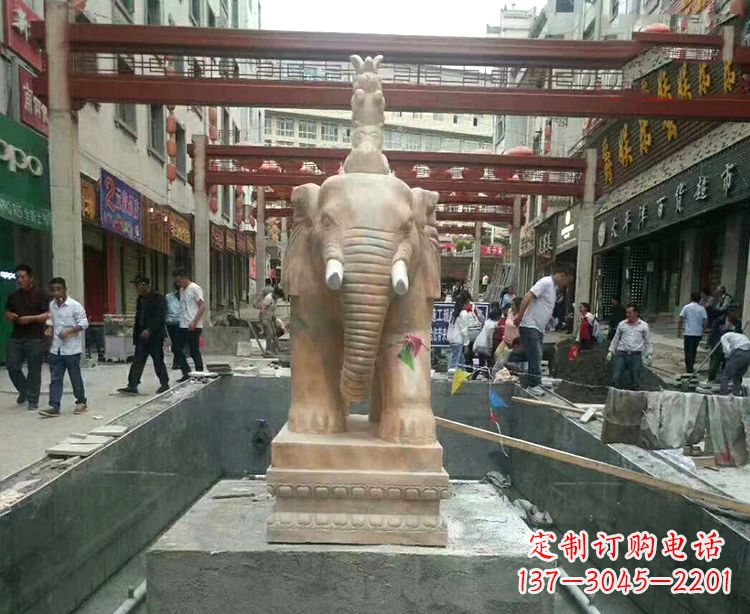 北京大象石材雕塑