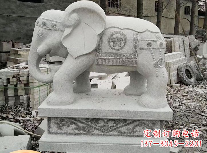 北京大象石雕壁画
