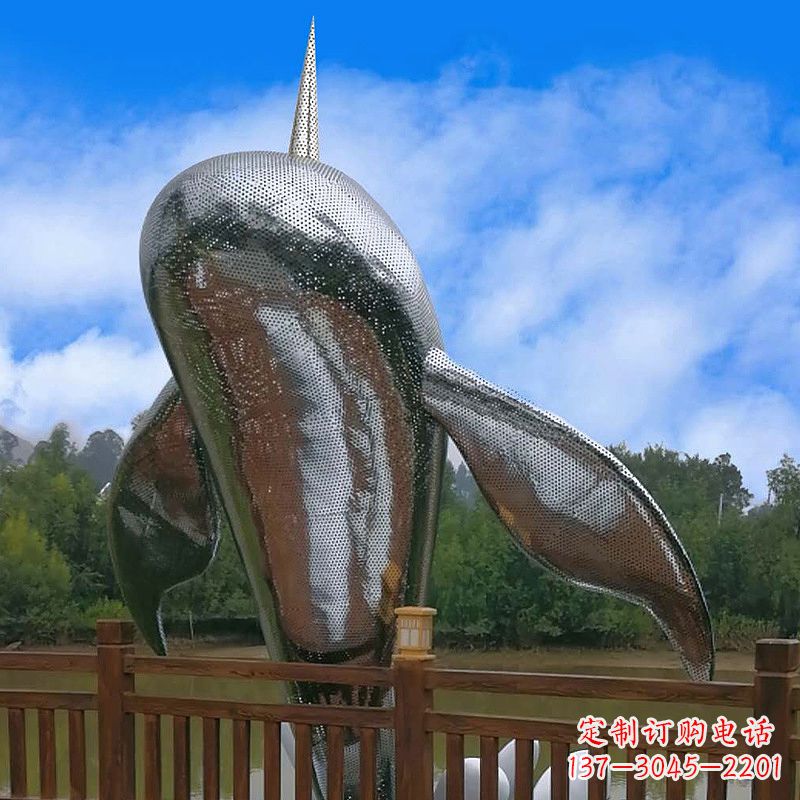 北京大型不锈钢动物雕塑