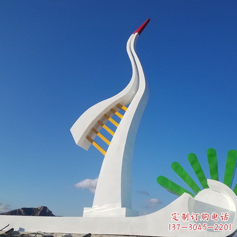 北京珍贵雅致的丹顶鹤雕塑