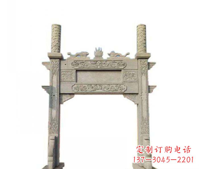 北京产品名称中领雕塑-牌坊石雕