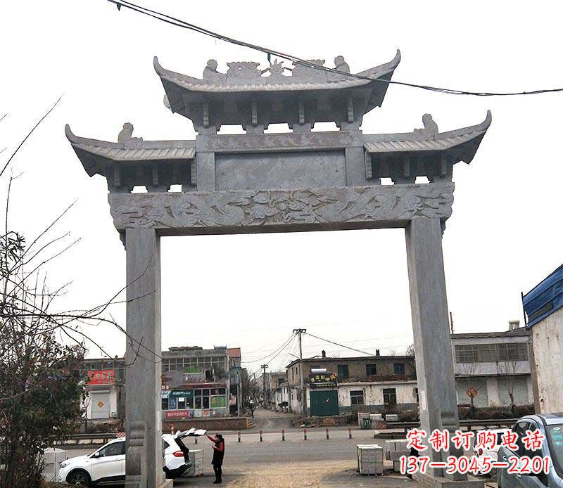 北京精美大理石牌坊石雕