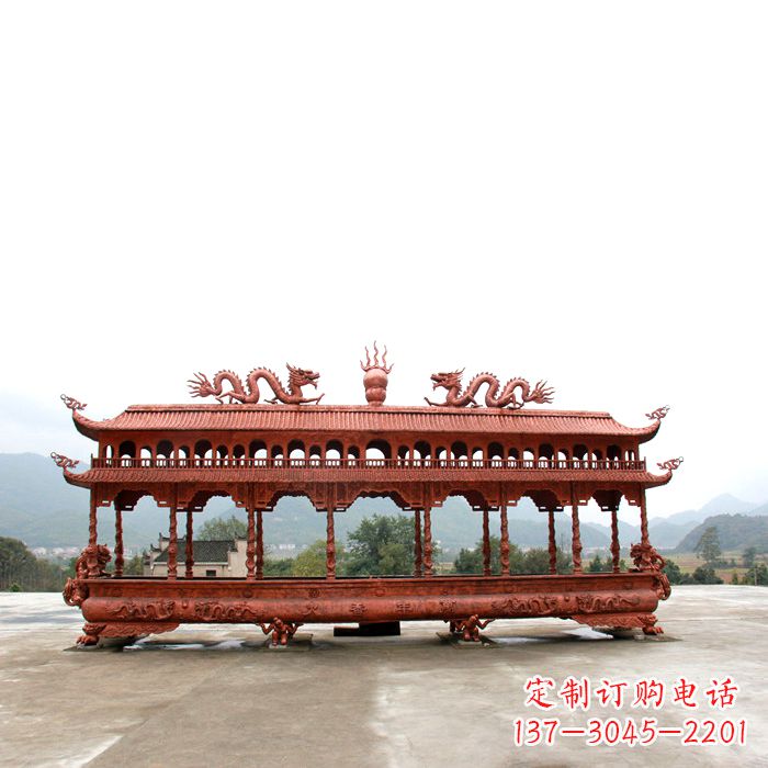 北京精美铜香炉雕塑