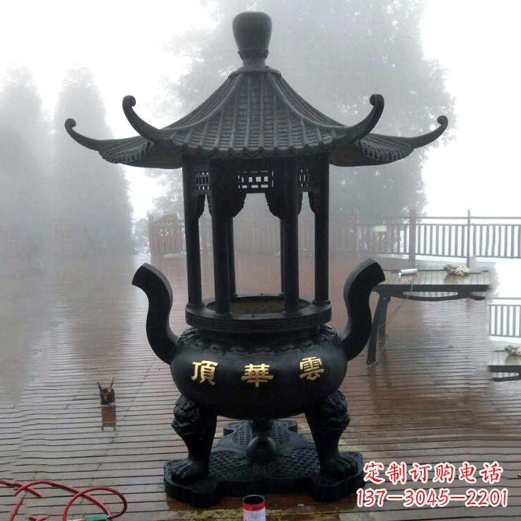 北京精美青铜香炉雕塑
