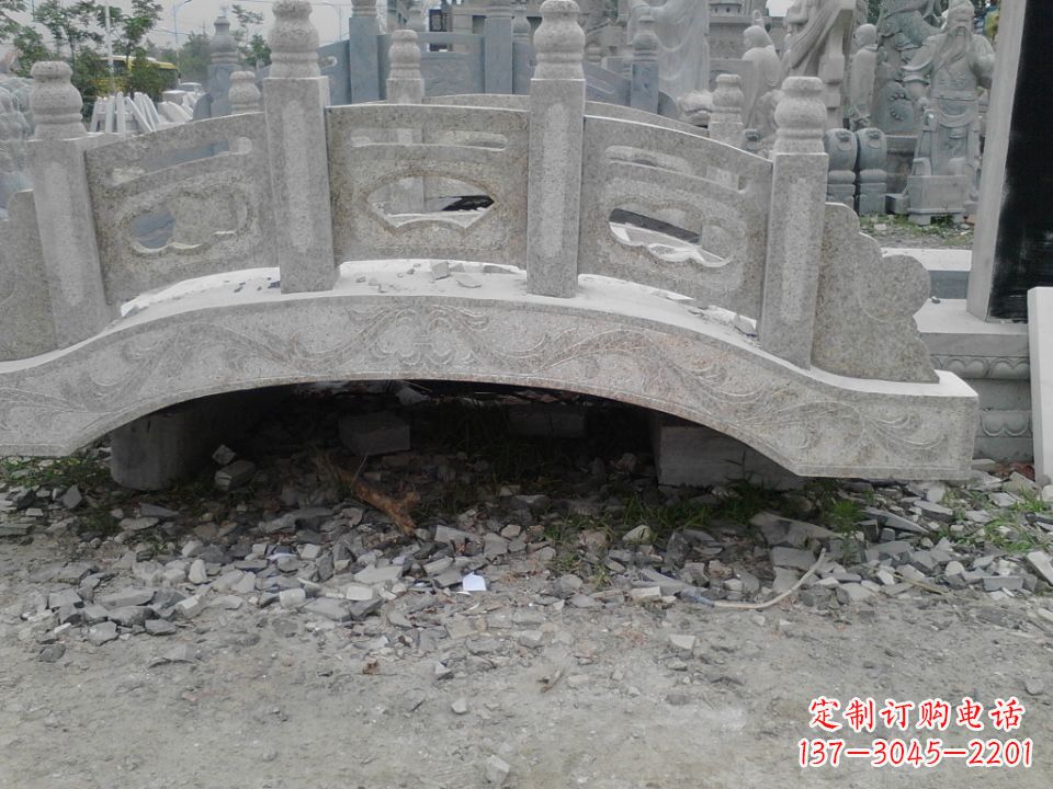 北京精美石桥雕塑,点缀庭园之美