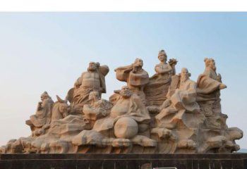 北京大理石八仙过海雕塑