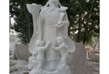 北京大理石财神雕塑——守护家庭繁荣