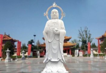 北京大理石地藏菩萨雕塑象征佛法的传承