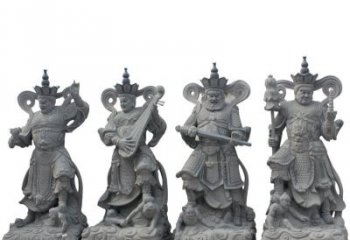 北京四大天王大理石雕塑