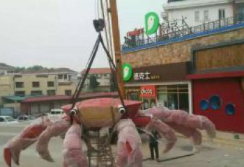 北京11英寸不锈钢螃蟹雕塑
