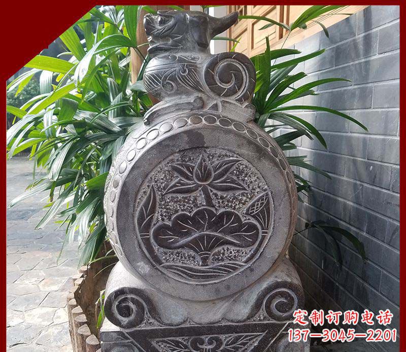 北京精致仿古门墩雕塑
