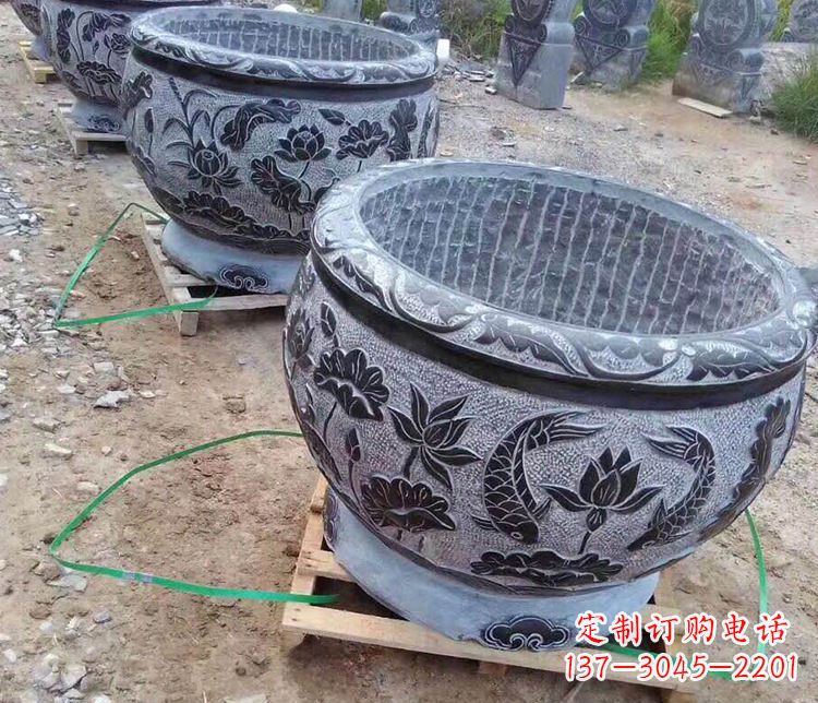 北京古典水缸雕塑
