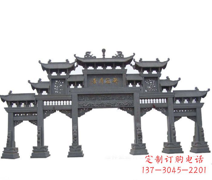 北京产品名称仿古牌坊石雕