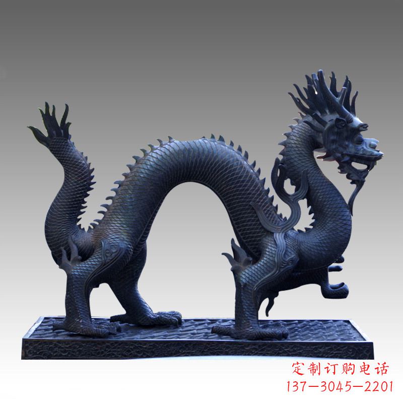 北京古典风格神龙铜雕