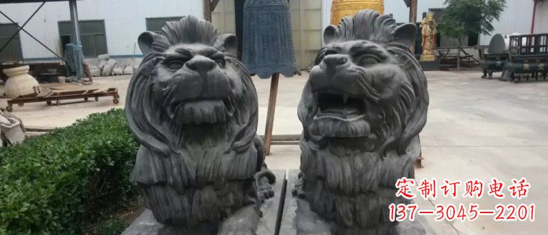 北京玻璃钢狮子雕塑
