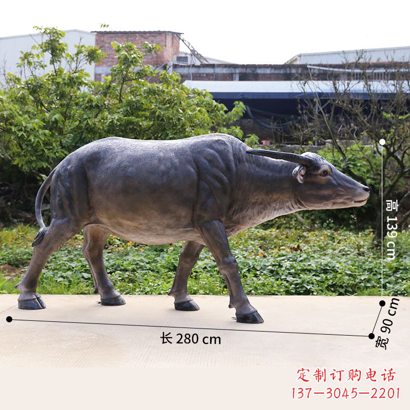 北京仿真水牛雕塑