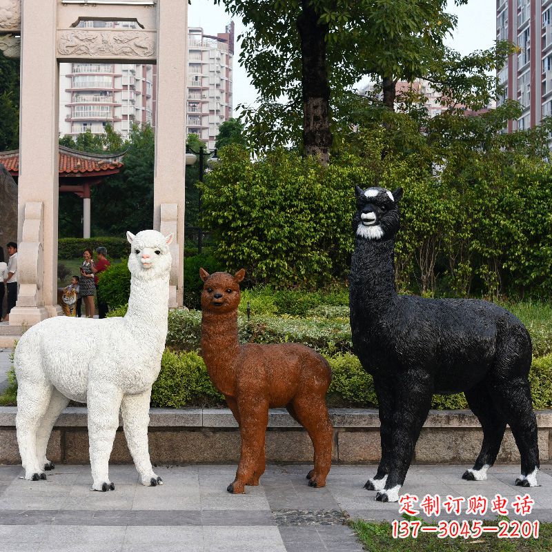 北京优雅耐用的玻璃钢仿真动物雕塑