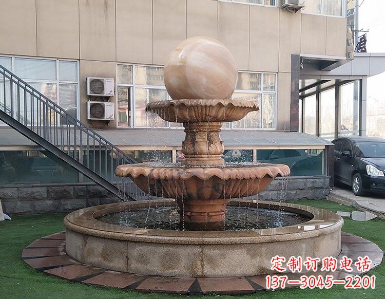 北京风水球喷泉石雕 (2)