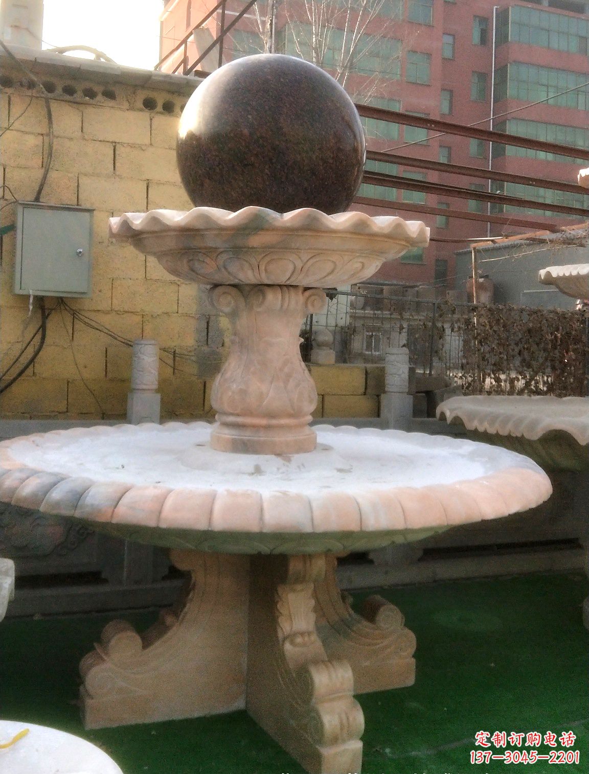 北京专业定制风水球雕塑